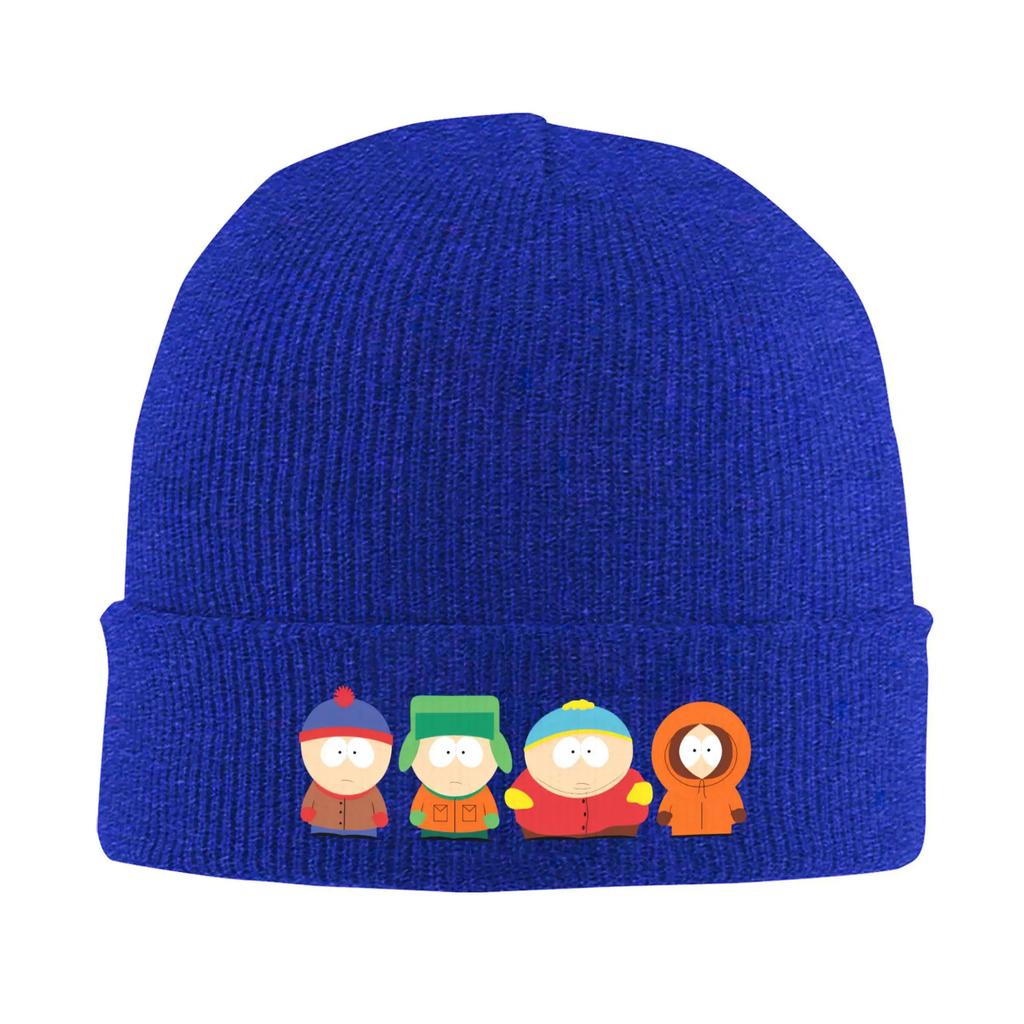 SouthPark Cartoon Knitted Hat Beanie Autumn Winter Hats Warm Acrylic Casual Stan CartUnisex Kyle Kenny Caps Unisex Women Gift