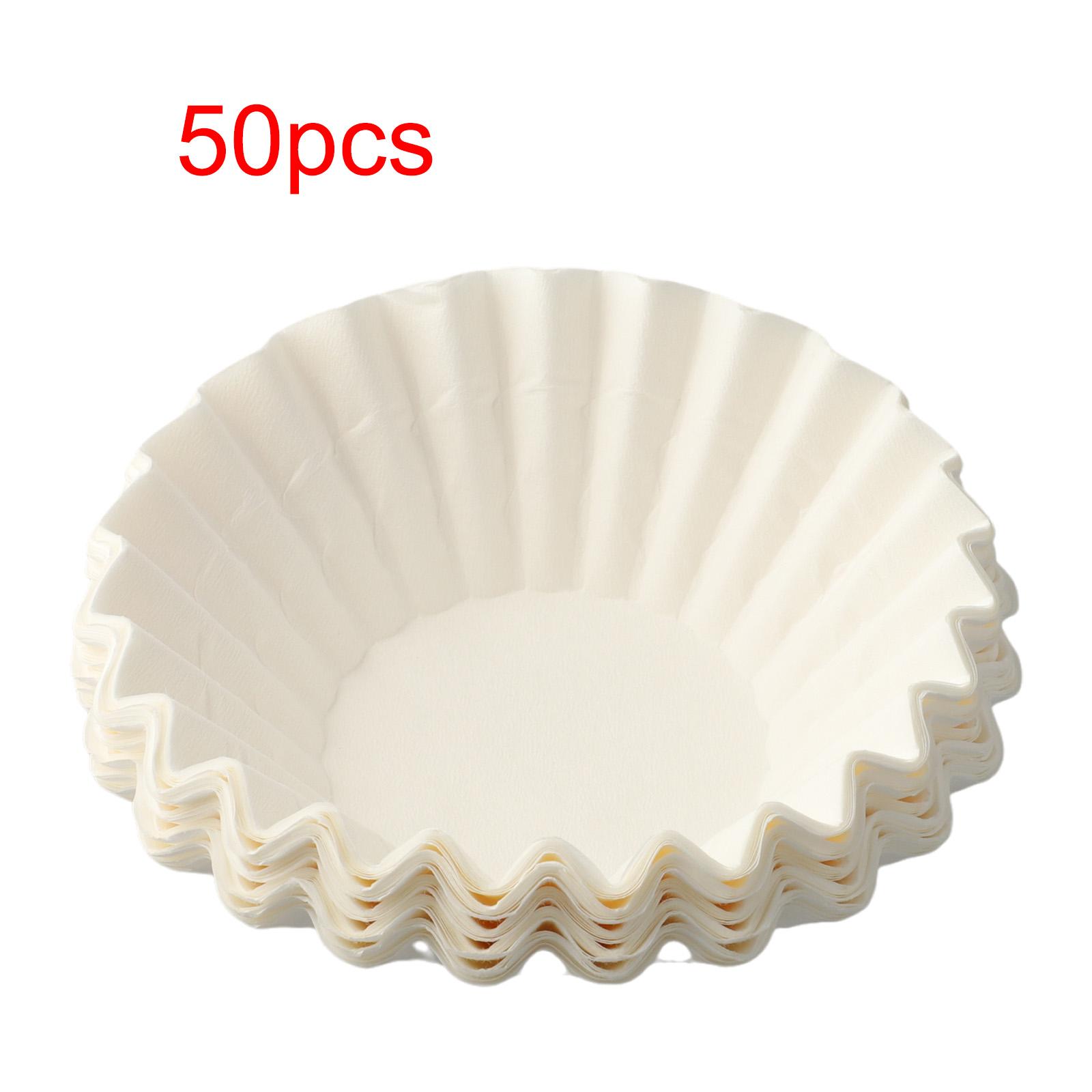 

High-grade Food Filter Paper Coffee Paper Filters 2.0 Large Coffee Filter Coffee Machine Disposable Paper Filters White