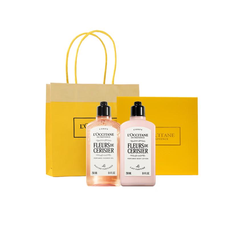 L Occitane Sweet Cherry Blossom Bath & Body Duo