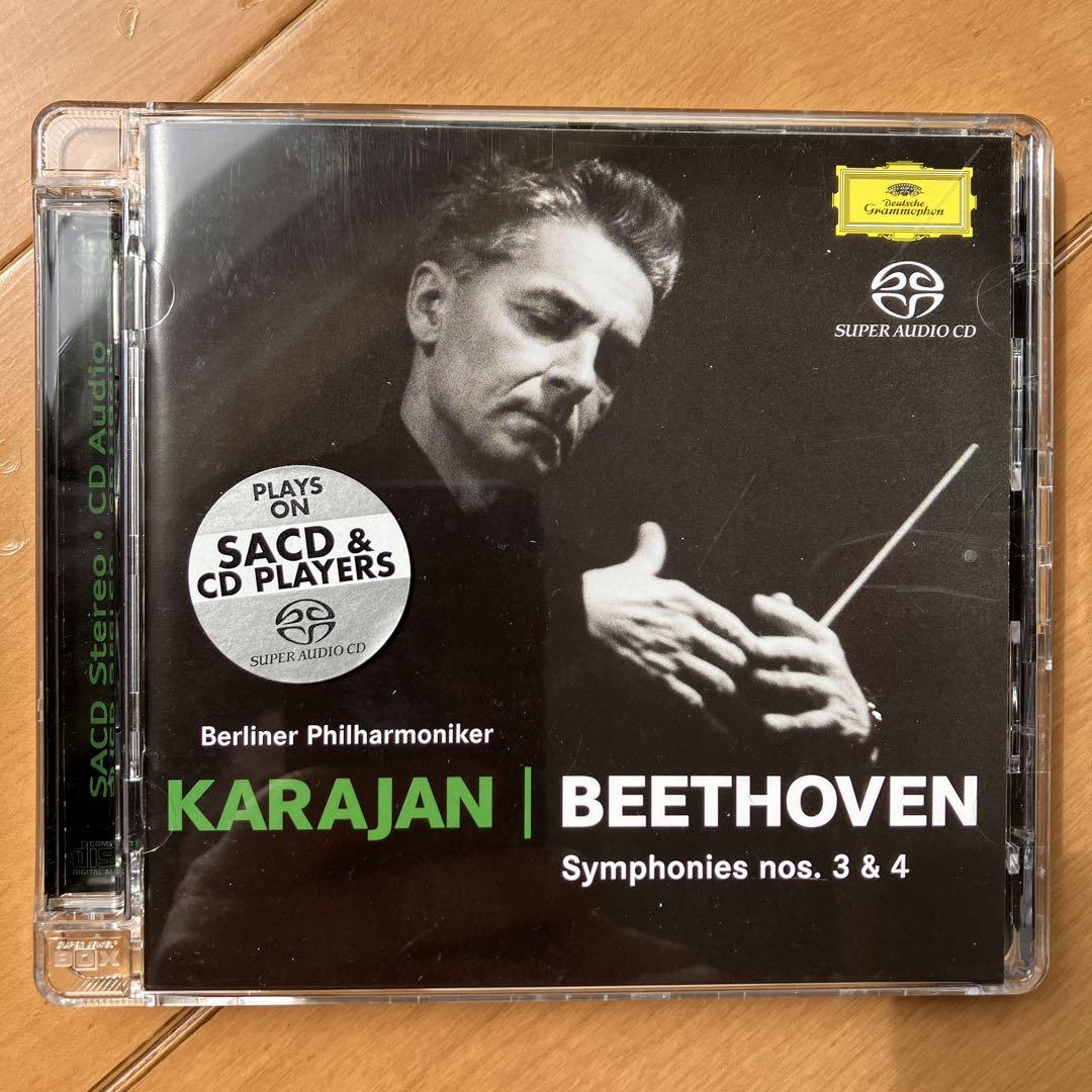 

[USED] SACD Beethoven: Symphonies No. 3 and 4/Berlin Philharmonic conducted by Karajan