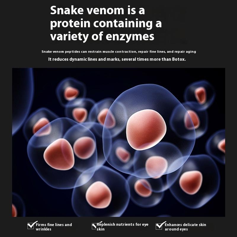 Oční krém s extraktem z hadího jedu, péče o pleť očí, oční vaky, tmavé kruhy pod očima, jemné vrásky