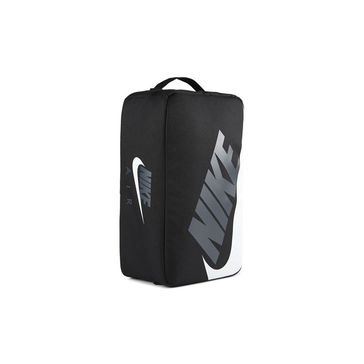 Nike Shoe Box Bag Polyester Handbag Fitness Tote Unisex Bags Black CW9266-010