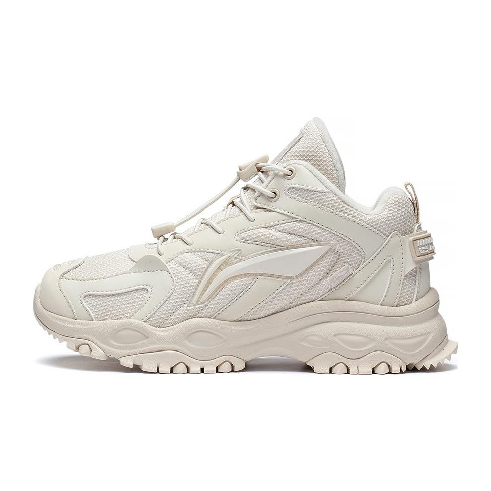 Li Ning Kids Sports Lifestyle Series Low-Top Casual Shoes Kids sneakers Swan-White YKCS210-9