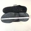 Made In France KENZO Suede Plain Toe Leather Dress Shoes Men’s 41 25.5-26.0 Black Vintage