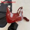Urban Minimalist Pu Underarm Bag With Spliced Design For Daily Use