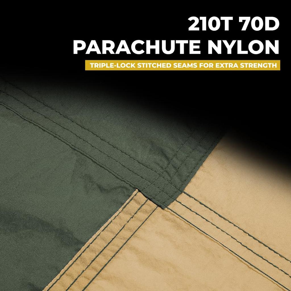 Grand Trunk Double Deluxe Parachute Nylon Hammock Genuine Japanese Product (Crimson/Charcoal)