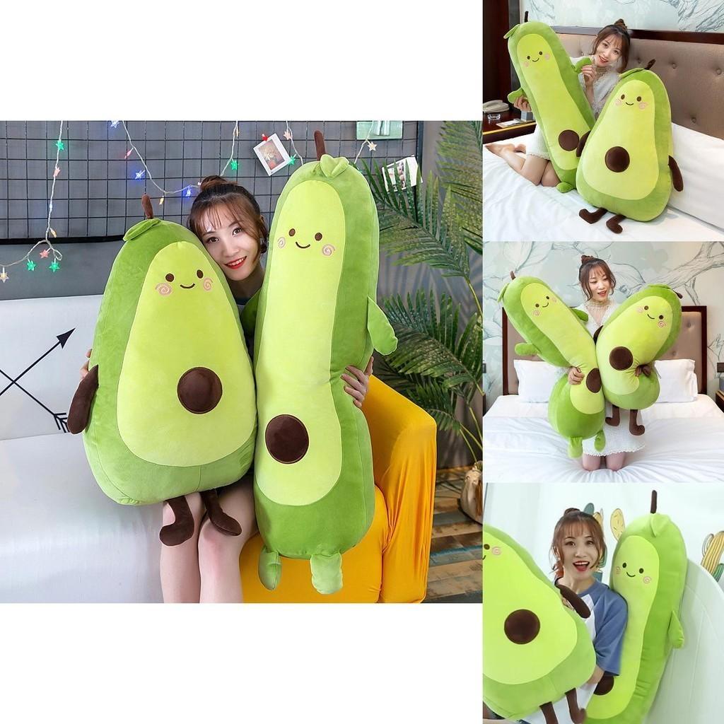 Langes Plüsch-Avocado-Kissen Perfektes Weihnachtsgeschenk für Mädchen Jungen
