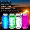 3 szt. Mini lampka tylna LED do motocykla, zewnętrzna, do jazdy nocnej, wodoodporna, lampka na ramię, klips tylny, lampka na kask, lampka ostrzegawcza nocna, lampka na plecak
