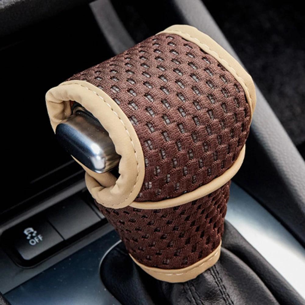 Car Shift Knob Cover Gear Shift Non Slip Grip Handle Protective Covers Universal Gear Automatic Car Interior Accessories