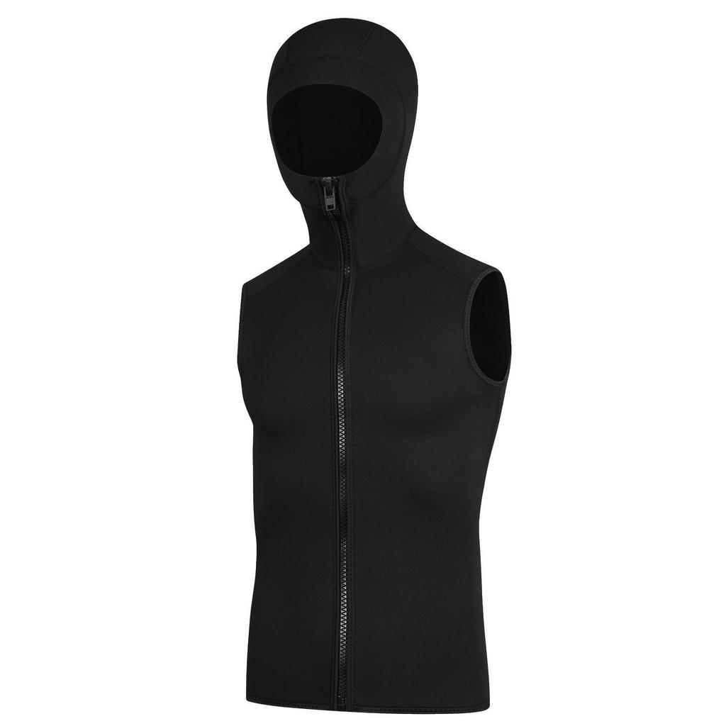 3mm Unisex Diving Vest with Hood – Warm Wetsuit for Surfing, Windsurfing & Cold Protection