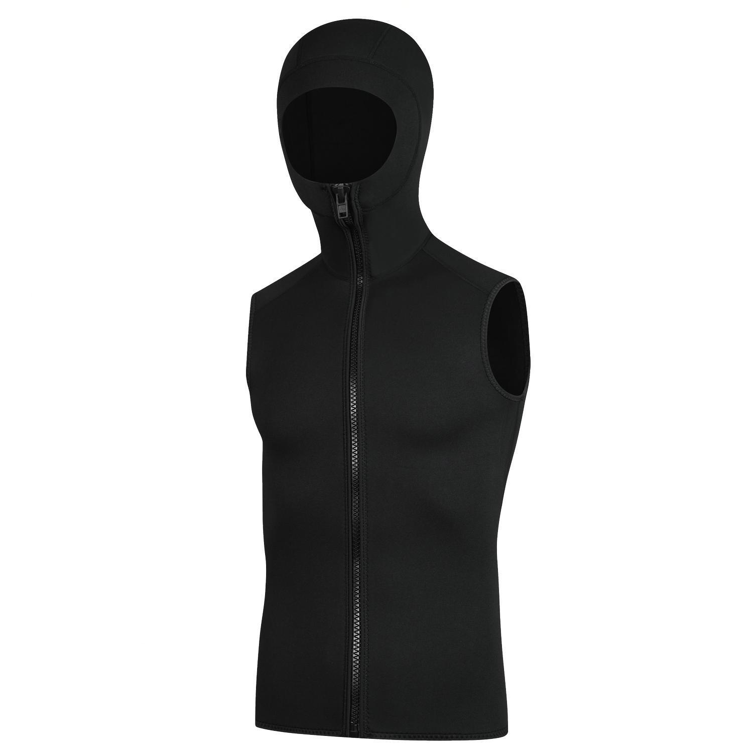 

Унисекс гидрожилет для дайвинга 3 мм с капюшоном – Теплый гидрокостюм для серфинга, виндсерфинга и защиты от холода Medium