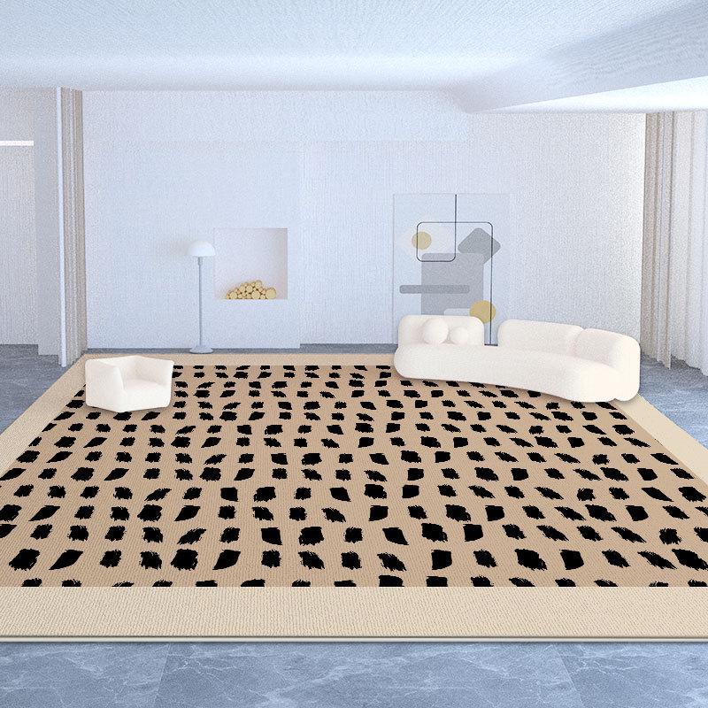 Französischer Cremeteppich, Wohnzimmersofa, Couchtisch, Retro-Modernes Zuhause, Schlafzimmer Kleines Rotes Buch, Bettdecke.