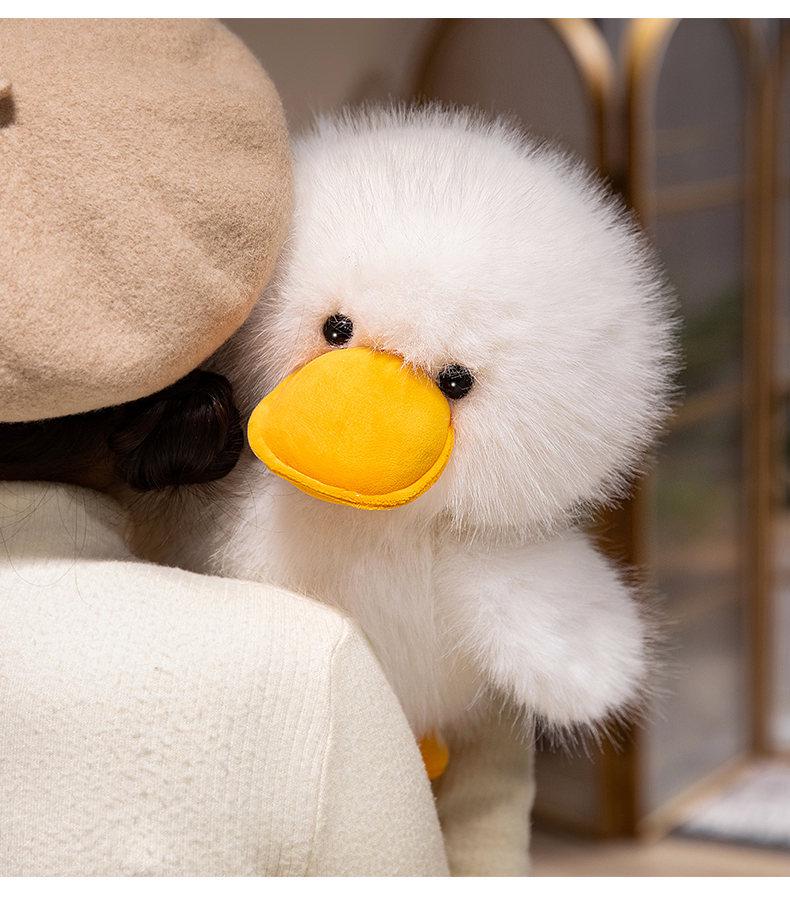 Yellow Duck and Goose Plush Toy - Soft Hugging and Decorative Gift for Girls