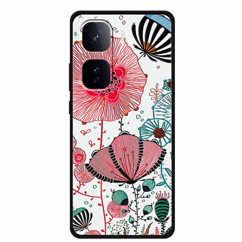 3D Emboss Case For Vivo iQOO Neo 10 Pro Plus Phone Case Flower Silicone Soft Back Cover Coque For Vivo iQOO Neo10 Pro Case Funda