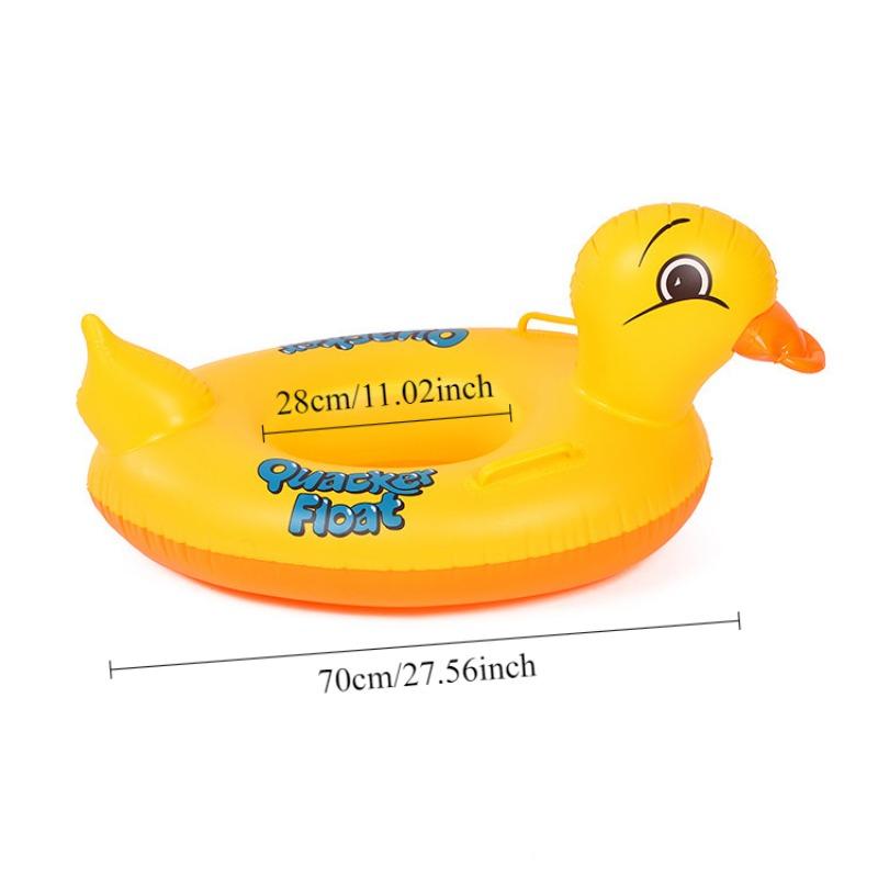 Yellow Duck Inflatable Seat,Ideal for Summer Play & Learning
