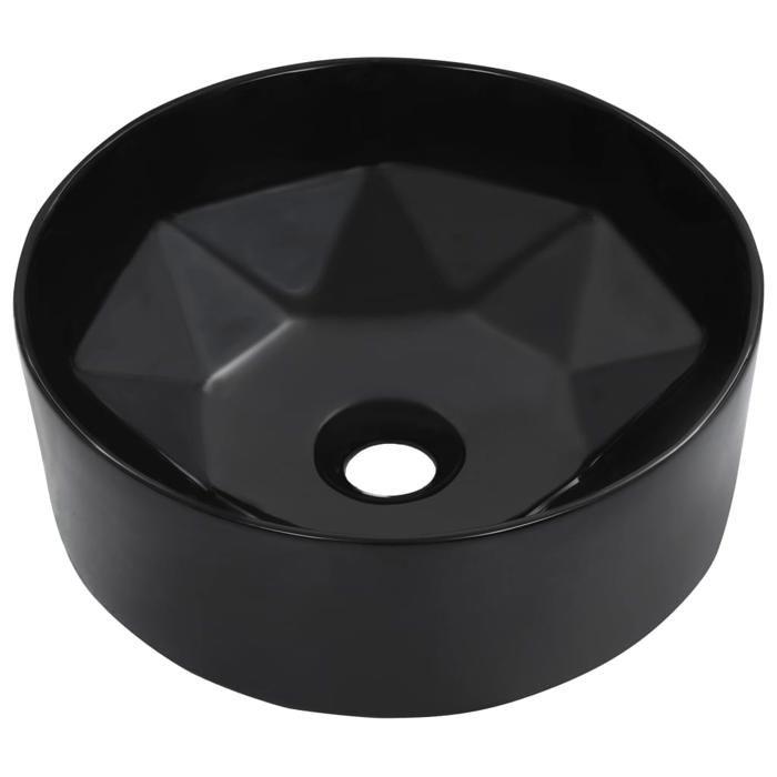 VidaXL Lavabo Lave-Mains Vasque à Poser Monter Salle de Bain Intérieur Salle d'Eau Cabine de Toilette Maison 36x14 cm 143910