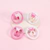 Bow Pink Negative Inverted Plastic Femboy Chastity Cages Male Chastity Device Penis Lock Sex Toys for Men Pet BDSM