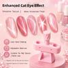 Cat Eye Nail Magnet Tool Adjustable Glass Bead Rustproof Durable Ideal Shiny Effect for Professional Nail Salon Home DIY Manicure