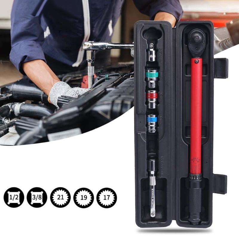 High Carbon Steel Electroplated Torque Wrench Hand Tool for Precise Automotive Mechanical Repair Easy Use In Tight Space