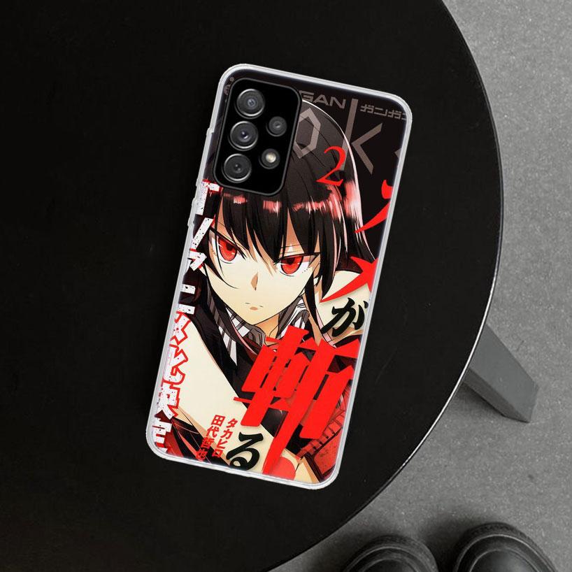Anime Akame Ga Kill Phone Case Cover For Samsung Galaxy A12 A22 A32 A52 A72 A02S A51 A50S A31 A20S A10S Note 20 Ultra 10 Plus Ga