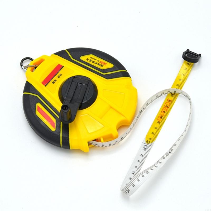 Precise Fiberglass Tape Measure for Construction Site and Home Renovation Tasks M4YD