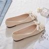 Fashion Elegant Party Shoes for Women With Bow Slip-on Shallow Breathable 2025 Trend High Quality Fashion Young Social Chic Woman Flats