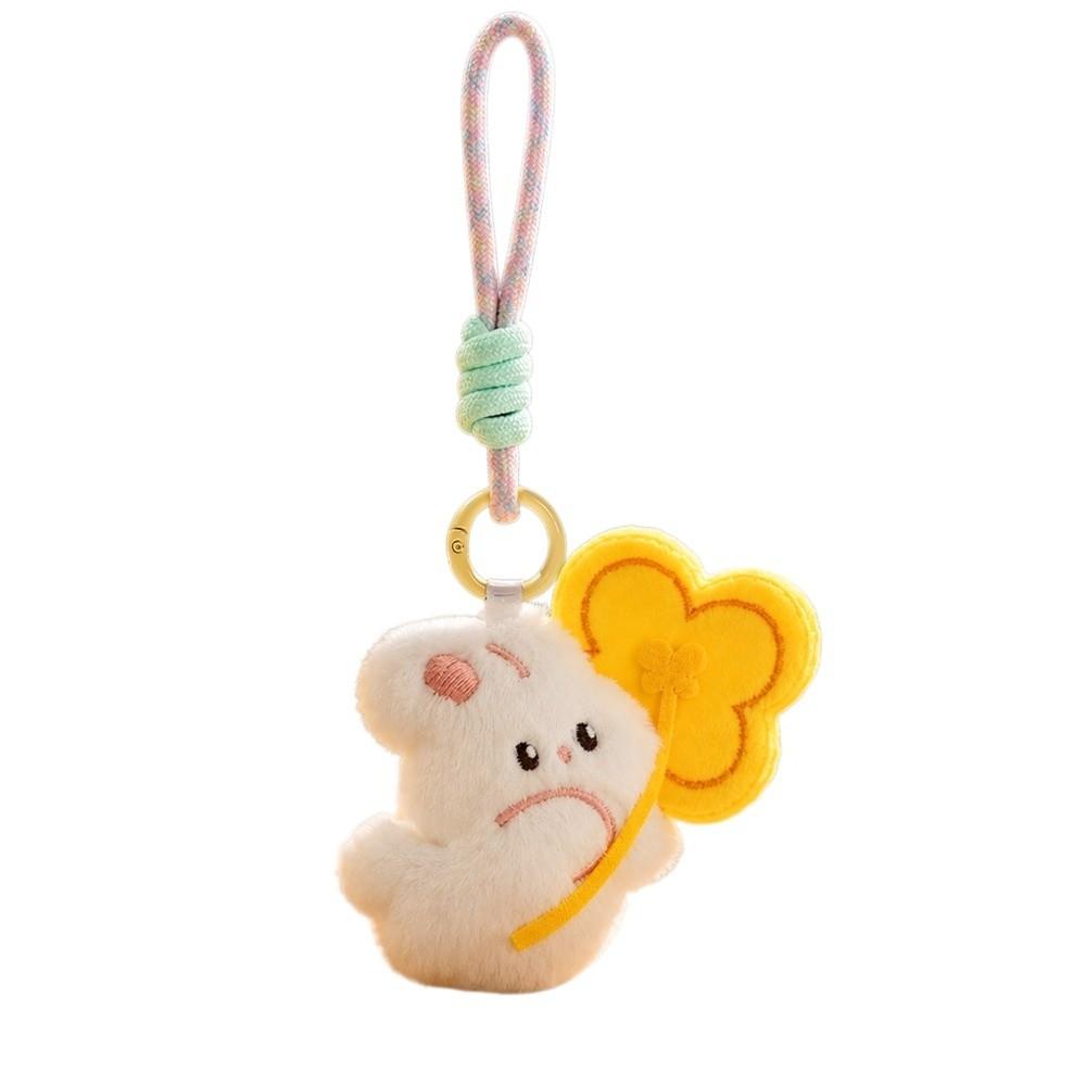 Soft Cute Plush Hanging Decoration Versatile Rabbit Keychain  Mid-Autumn Festival