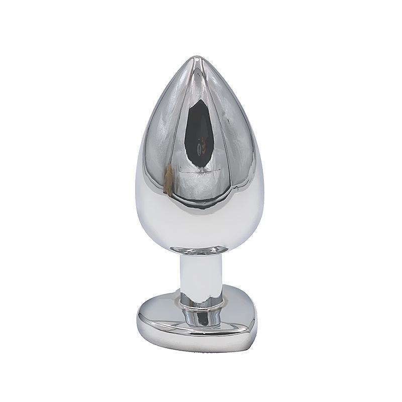 Metal Heart-Shaped Sex Product Chrysanthemum Sex Toys Anal Tools Adult Toys Adult Supplies