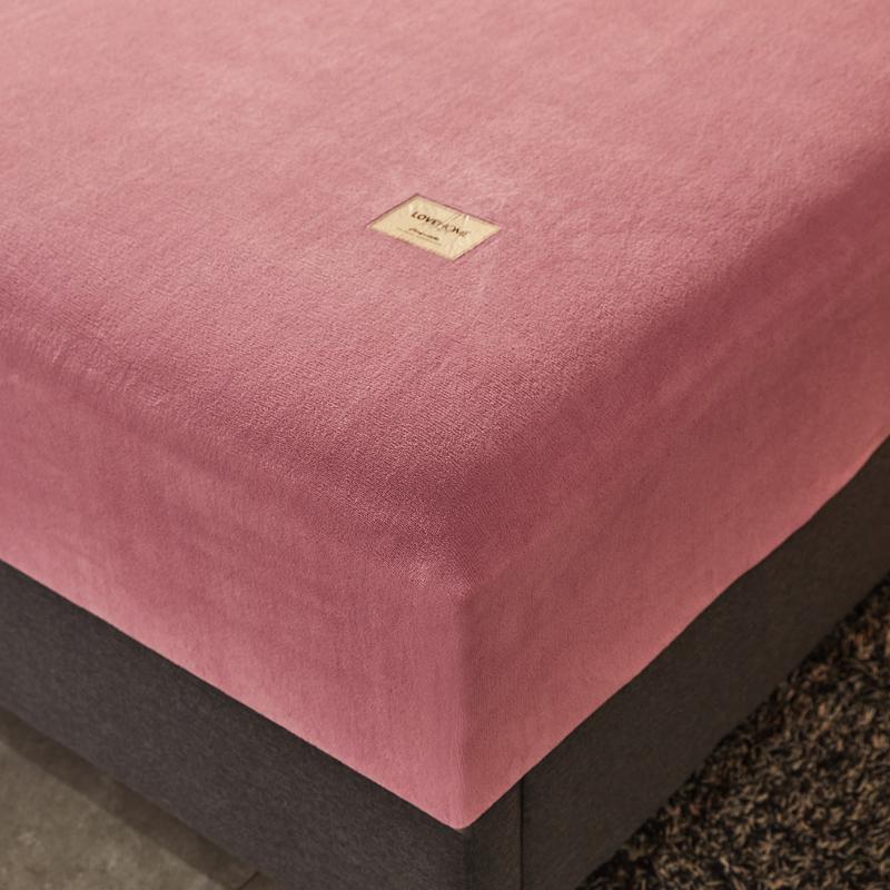 

Super Soft Warm Flannel Solid Bed Fitted Sheet - Cozy Single or Double Bedding, Perfect for a Luxurious Night s Sleep 90x200cm(35x79 in)