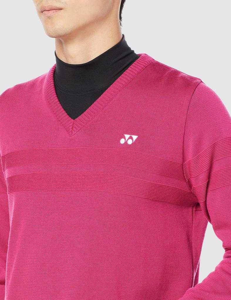 YONEX Unisex Raspberry Long Sleeve Shirt Size S (712)