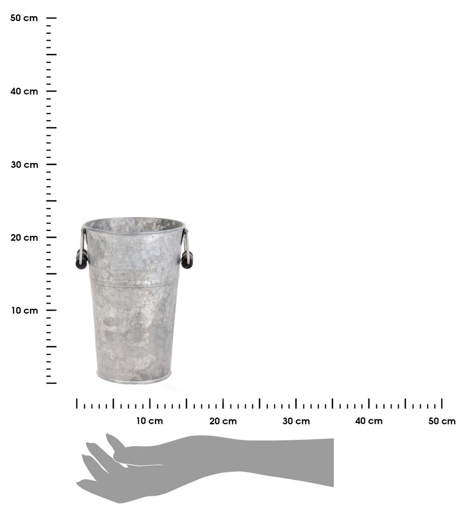 Wazon Cynkowy Rustykalny 21Cm