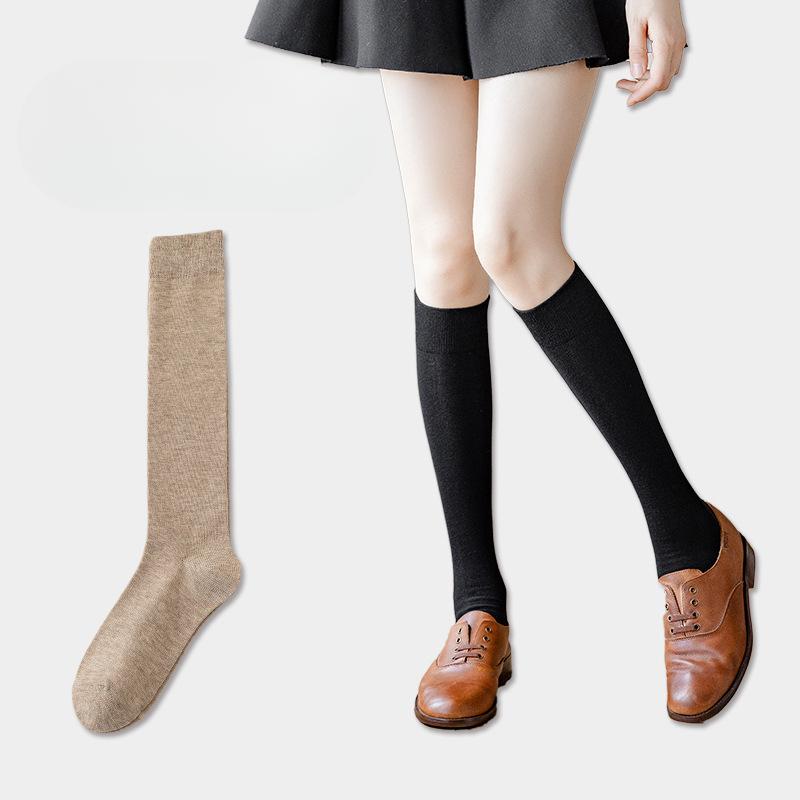 Women In The Spring and Autumn Fashion New Their Calf Cotton Socks