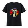 Franzsische Bulldogge Frenchie Hund T Shirt Vintage Slightly Unisex Comfortable Top For Everyday Wear Casual Graphic