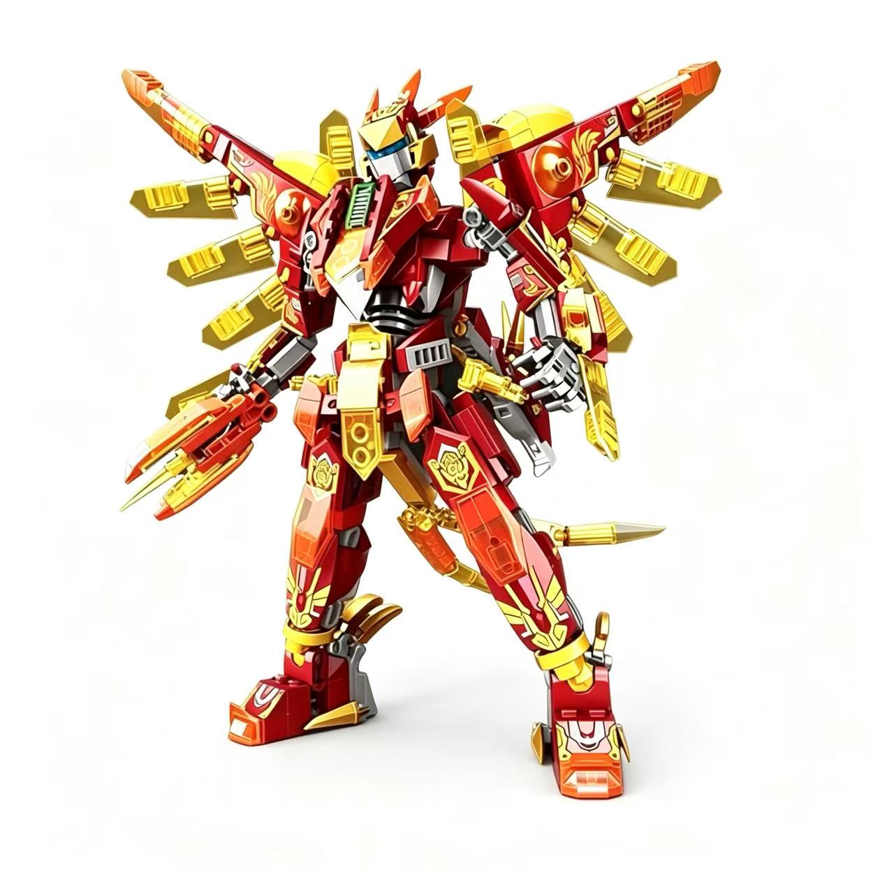 Mecha Building Blocks 2in1 Transforming Robot Assembly Figurine Animal Blocks  Toy Christmas Holiday Gift NO BOX