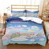 3D Print Sumikko Gurashi Cute Cartoon Bedding Set for Boys Girls Duvet Cover Pillowcase Twin Queen King Full Single Double Sizes