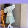 Stylish French Sweetheart Pearl Shoulder Bag For Kids With Round Rings Trendy
