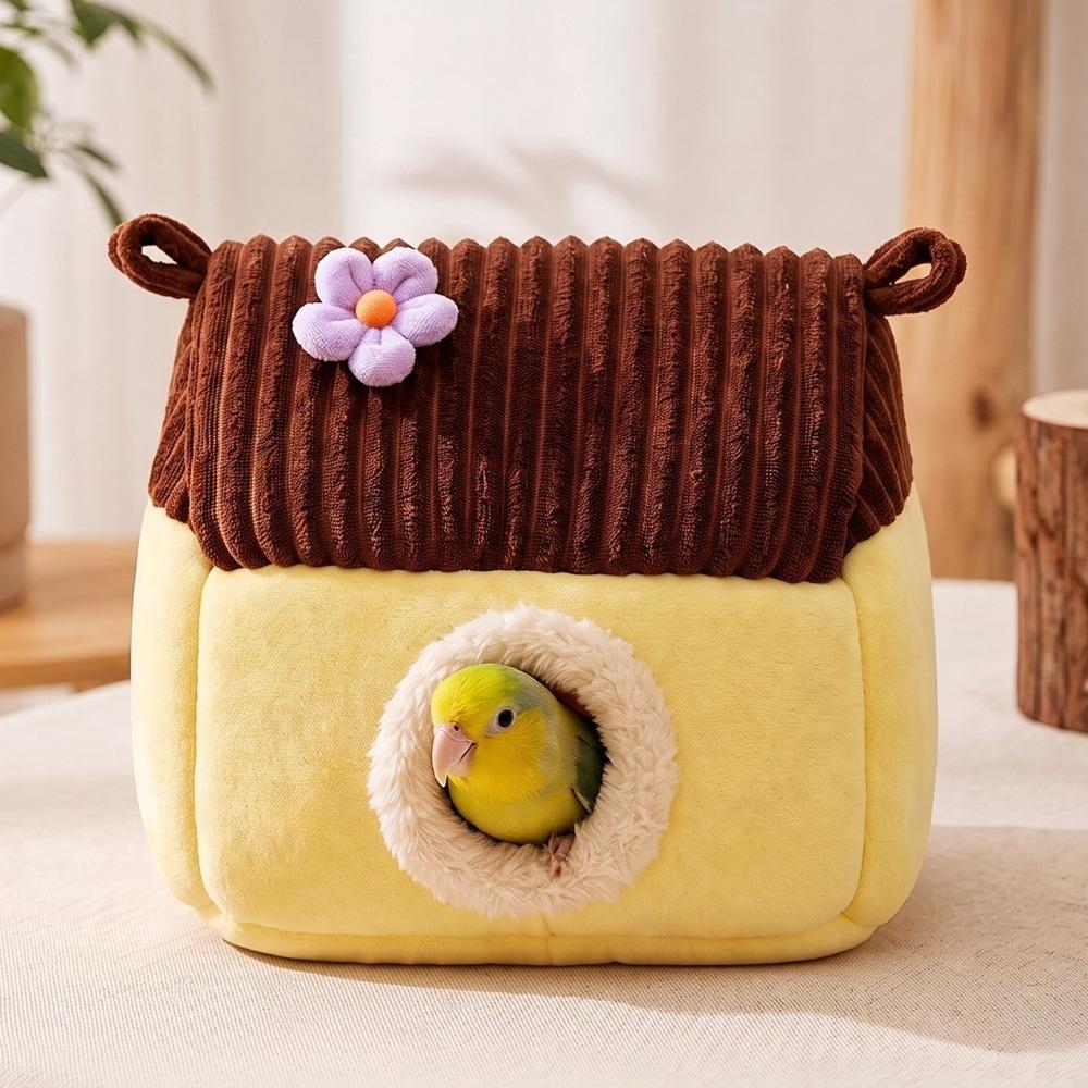 Thickened Warm Plush Hamster Bed Soft Hamster Sleep House Hamster Sleeping Bag  Winter