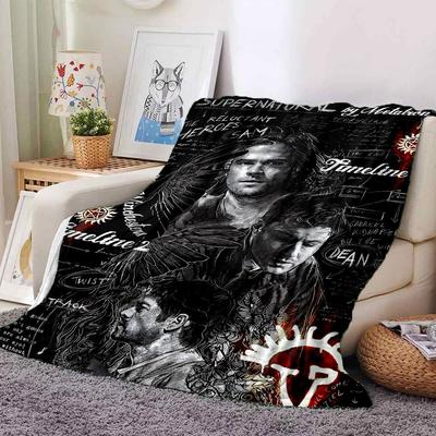 1pc Supernatural 3 Blanket Soft Warm Throw for Home, Office, Travel All Season Cozy Bedding Gift, Office Cozy AccessoryB