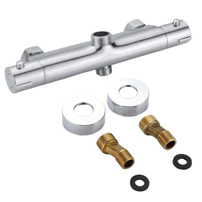 

Термостатические смесители для душа Контроль постоянной температуры воды Настенные смесители для безопасного купания 1