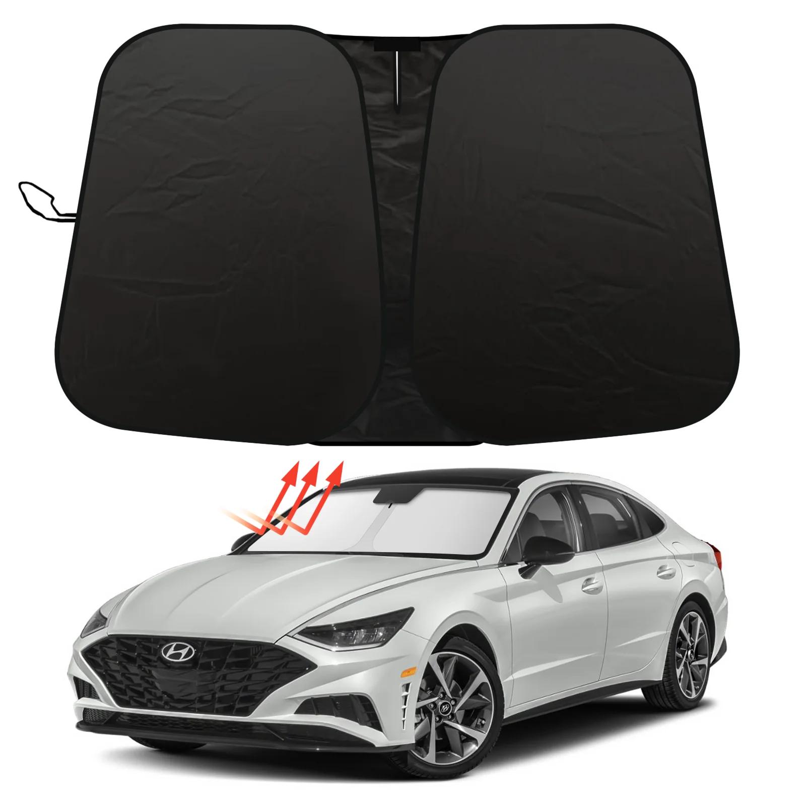Custom Fit For Hyundai Sonata 2020-2024 2025 Car Front Windshield Sun Shade UV Rays Block Cover For Sonata 2020-2025