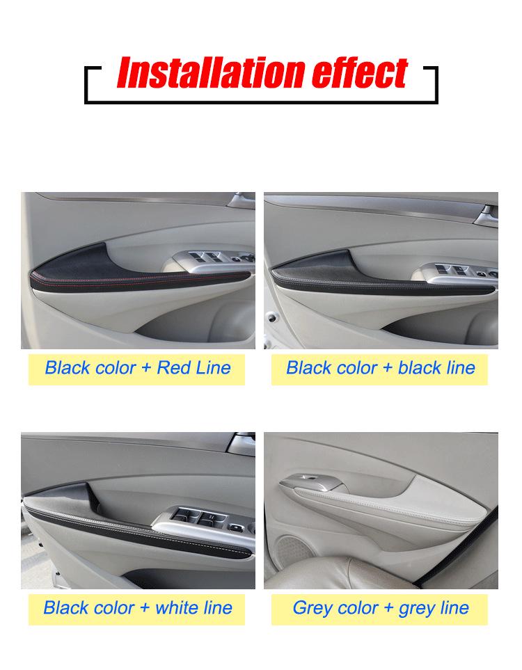 Honda City Leather Armrest & Door Panel Interior Upgrade Kit