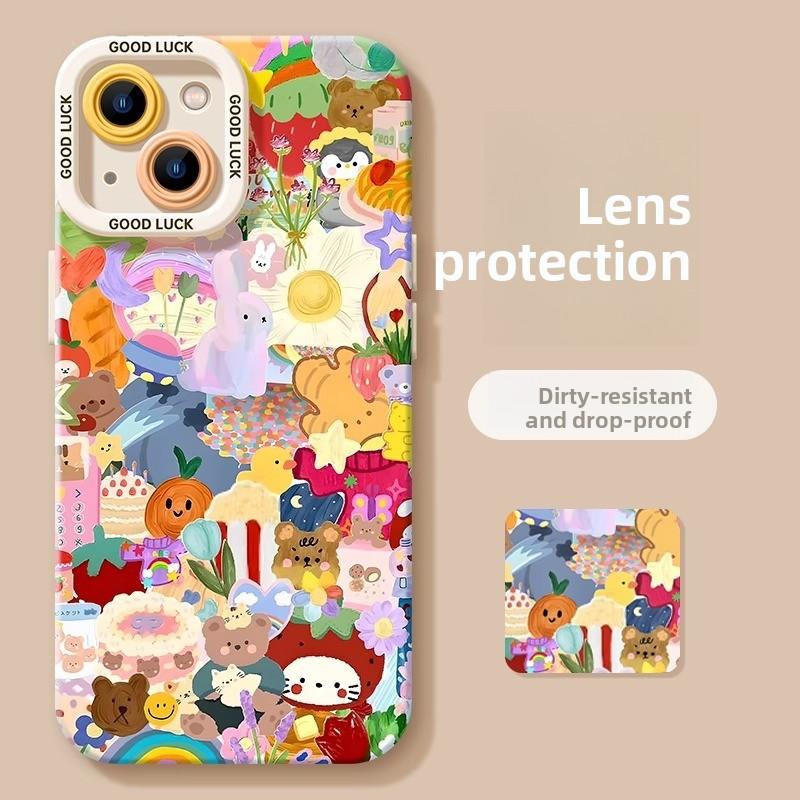 Animal Carnival Apple 17 Pro Max Phone Case 17 Pro New Model 17 Spring Air Dopamine with Lanyard 16 Sets