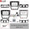 Car Radio Fascias Frame For Skoda Octavia Mk2 A5 2004-2014 10 Inch Stereo Panel Wiring Harness Power Cable Canbus Mount Kit