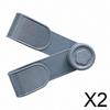 4xPot Lid Holder Stand WallMounted Storage Adhesive Type Kitchen SpaceSaving