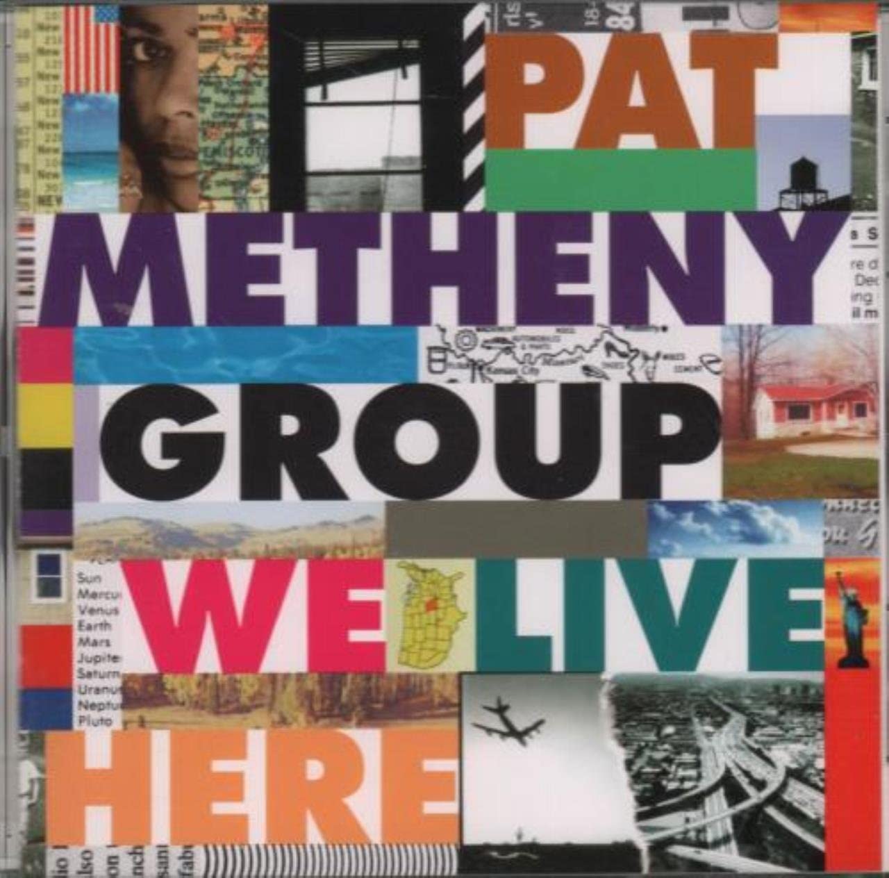 

CD PAT METHENY GROUP - We Live Here MVCG168 GEFFEN 1995 Japan Jazz Used