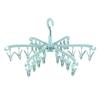 Stylish Plastic Pants Hanger With 24 Clips For Closet Organization And Space Saving