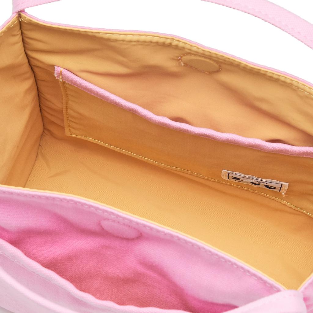 Torba Lee Tote z kieszenią na całą powierzchnię, płótno/poliester, dwustronna, mała, 41, różowo-wielbłądzia