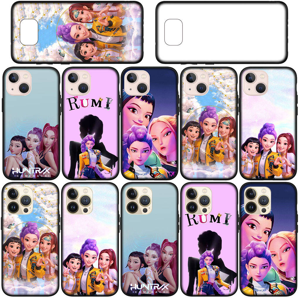 Für Samsung Galaxy S25 S24 S23 iPhone 17 16 15 Xiaomi Redmi Note 14 13 12 11 Plus Pro Max A57 Hülle KPop Demon Hunters X HuntersX OPPO Huawei Abdeckung