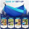 Camping Hammock Lightweight, Portable Hammocks Parachute Hammock with Two Tree Straps, Single or Double Travel Swing Nylon Camp Hammocks