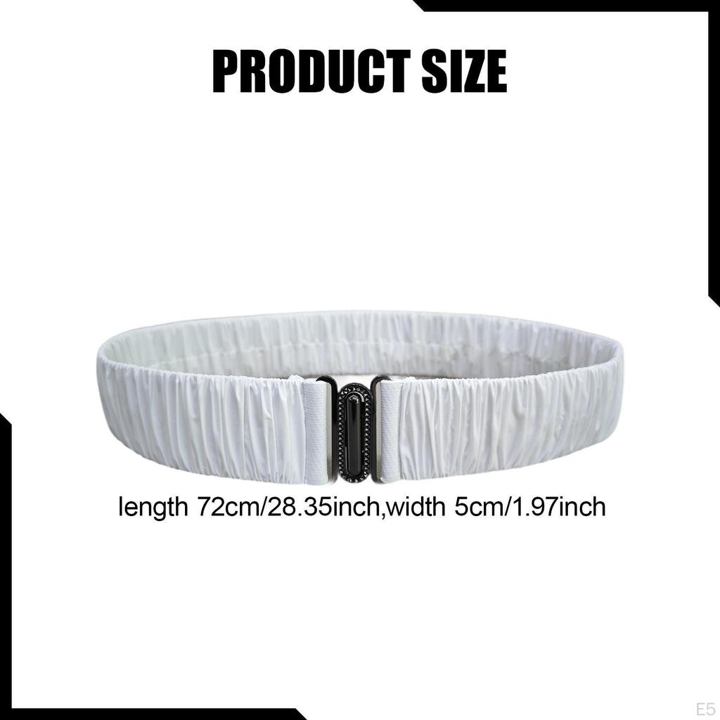 Elastic Waist Belt Casual Trimmer Stretch Waistband for Winter Outwear Sweater